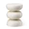 Glitzhome® 18" Multifunctional Faux Terrazzo Garden Stool